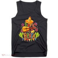 Funny Festive Cinco De Mayo Let's Fiesta Tank Top thumb 0
