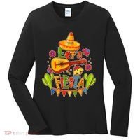 Funny Festive Cinco De Mayo Let's Fiesta Women's Long Sleeve Shirt thumb 0