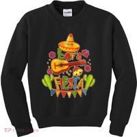 Funny Festive Cinco De Mayo Let's Fiesta Kids Sweatshirt thumb 0