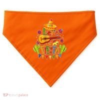 Funny Festive Cinco De Mayo Let's Fiesta USA-Made Doggie Bandana thumb 0