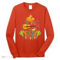 Funny Festive Cinco De Mayo Let's Fiesta Long Sleeve Shirt thumb 0