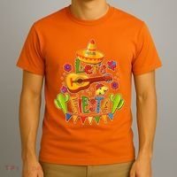 Funny Festive Cinco De Mayo Let's Fiesta T-Shirt thumb 3