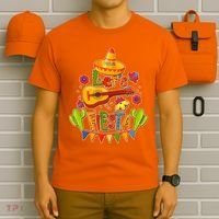 Funny Festive Cinco De Mayo Let's Fiesta T-Shirt thumb 6