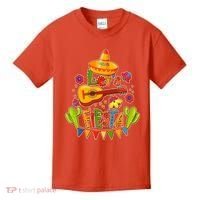 Funny Festive Cinco De Mayo Let's Fiesta Kids T-Shirt thumb 0