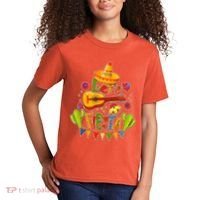 Funny Festive Cinco De Mayo Let's Fiesta Kids T-Shirt thumb 2