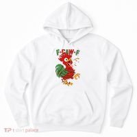 F-CAW-F Funny Christmas Santa Crow Hoodie thumb 0