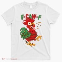 F-CAW-F Funny Christmas Santa Crow T-Shirt thumb 0