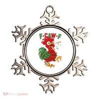 F-CAW-F Funny Christmas Santa Crow Ornament thumb 0