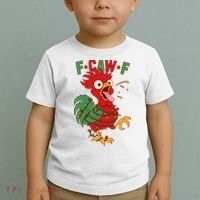 F-CAW-F Funny Christmas Santa Crow Toddler T-Shirt thumb 2