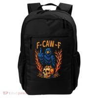 F-Caw-F Funny Crow Skeleton Skull Meme Backpack thumb 0