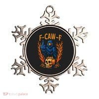 F-Caw-F Funny Crow Skeleton Skull Meme Ornament thumb 0