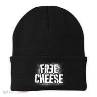 Funny Free Cheese Beanie thumb 0