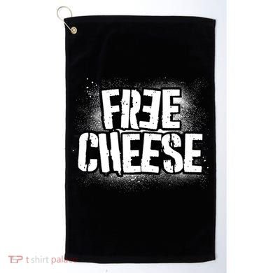 Funny Free Cheese Golf Towel