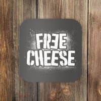 Funny Free Cheese Coaster thumb 0
