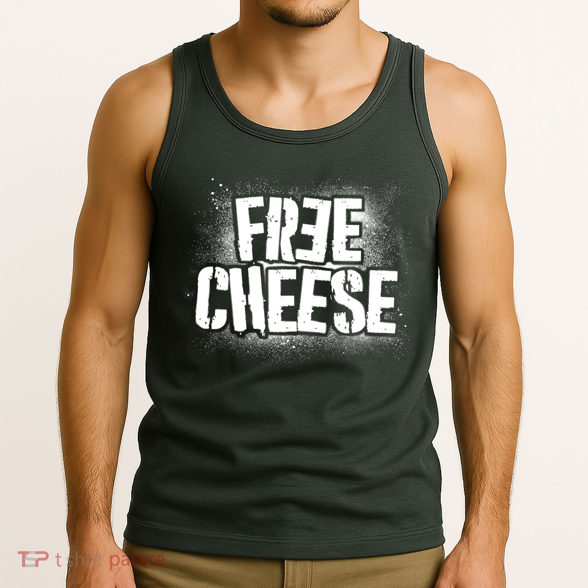 Funny Free Cheese Tank Top