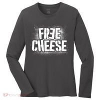 Funny Free Cheese Women's Long Sleeve Shirt thumb 0