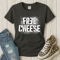 Funny Free Cheese Women's T-Shirt thumb 3