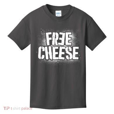 Funny Free Cheese Kids T-Shirt
