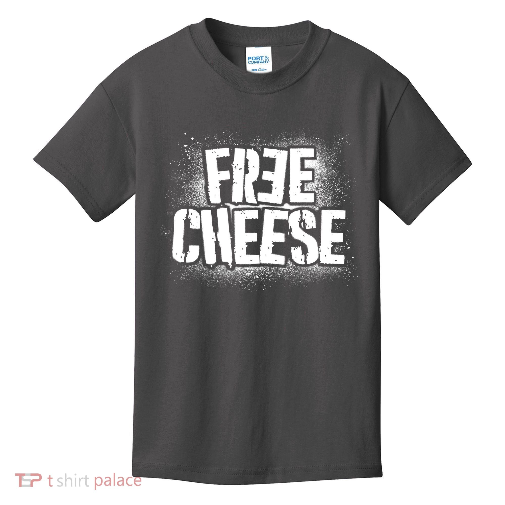 Funny Free Cheese Kids T-Shirt