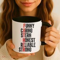 Fathers Funny Caring Stern Honest Reliable Strong Coffee Mug thumb 3