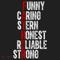 Fathers Funny Caring Stern Honest Reliable Strong Beanie thumb 2