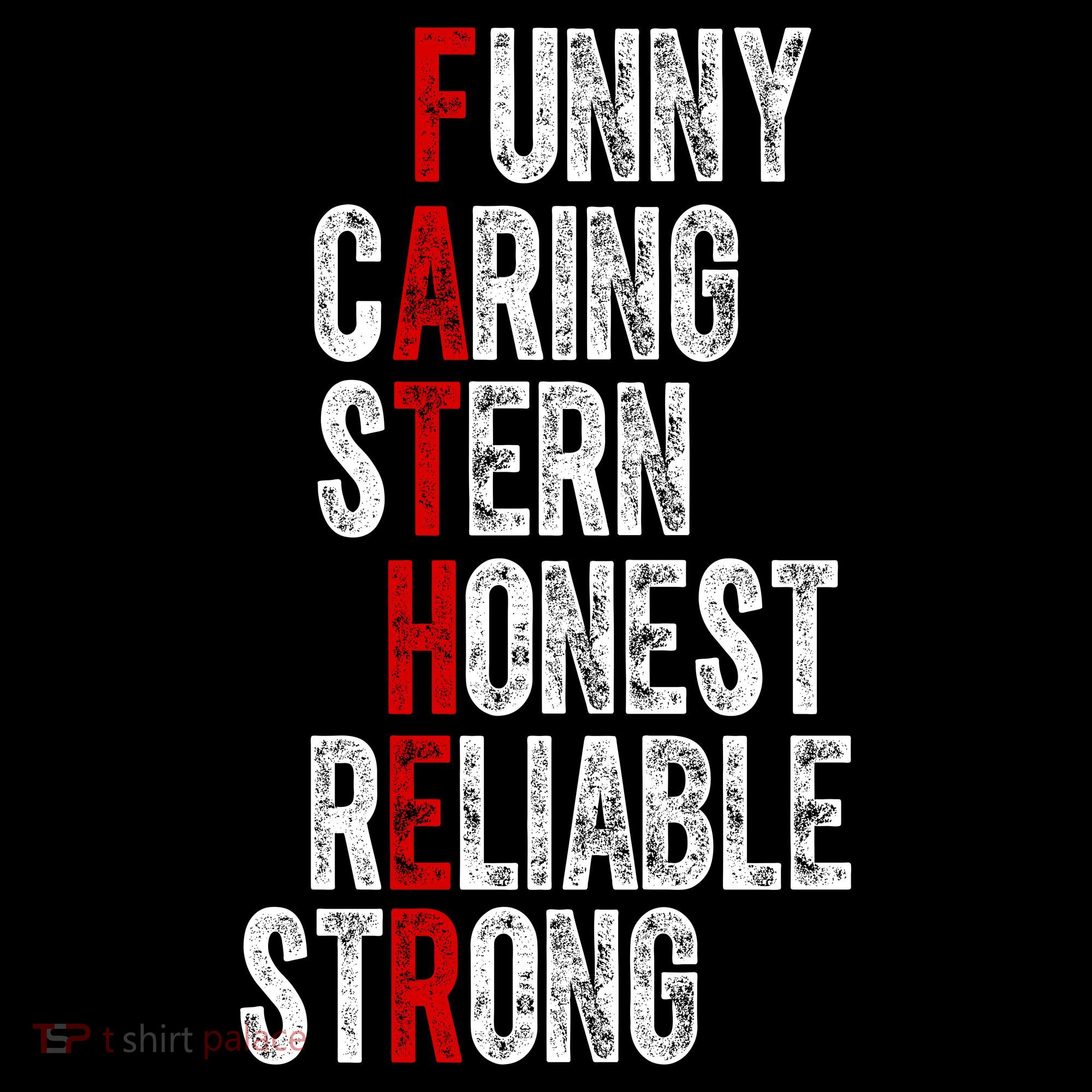 Fathers Funny Caring Stern Honest Reliable Strong Mousepad