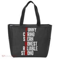 Fathers Funny Caring Stern Honest Reliable Strong Tote Bag thumb 0
