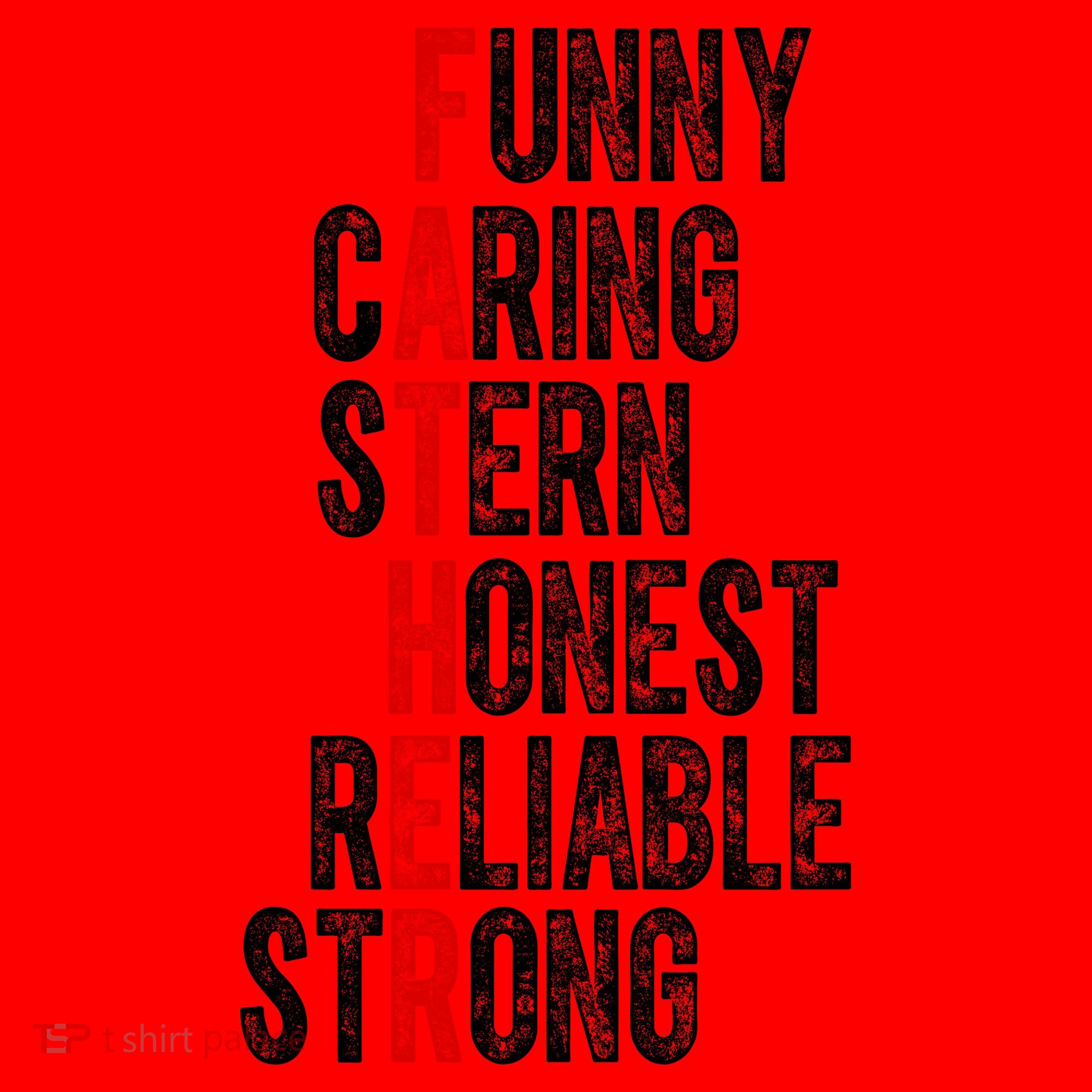Fathers Funny Caring Stern Honest Reliable Strong Santa Hat