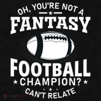 Fantasy Football Champion Slogan Ladies PosiCharge Tri-Blend Wicking Tank thumb 2