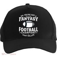 Fantasy Football Champion Slogan Five-Panel Snapback Cap thumb 0