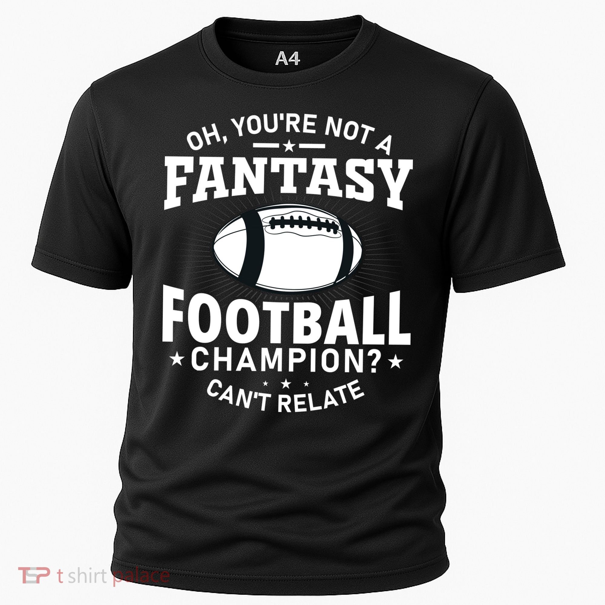 Fantasy Football Champion Slogan Cooling Performance Crew T-Shirt