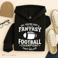 Fantasy Football Champion Slogan Hoodie thumb 4