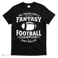 Fantasy Football Champion Slogan T-Shirt thumb 0