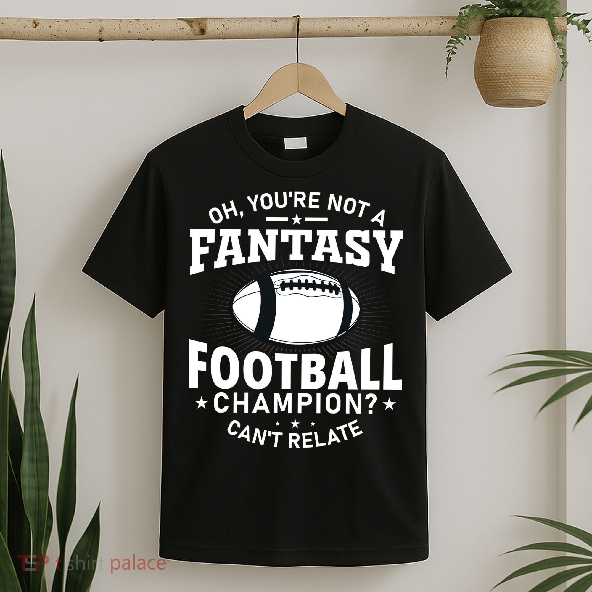 Fantasy Football Champion Slogan T-Shirt
