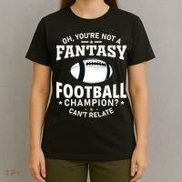 Fantasy Football Champion Slogan T-Shirt thumb 4
