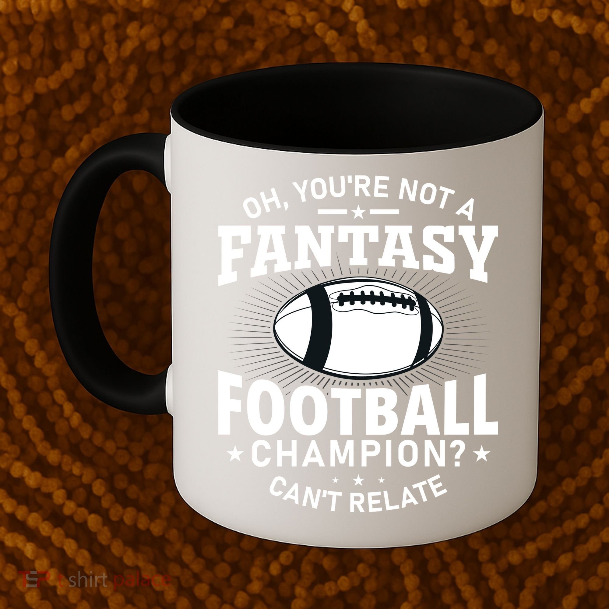 Fantasy Football Champion Slogan Coffee Mug