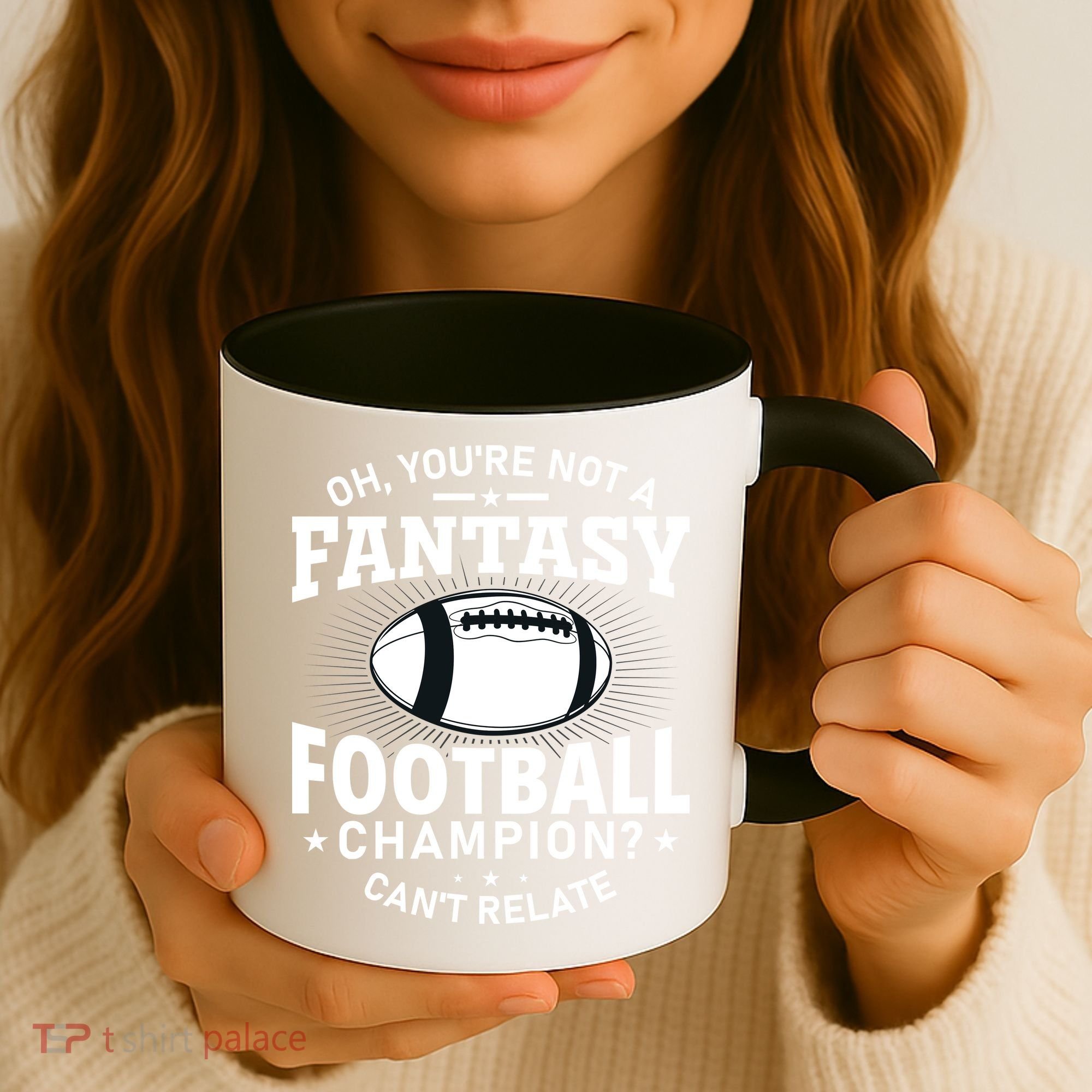 Fantasy Football Champion Slogan Coffee Mug