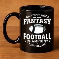 Fantasy Football Champion Slogan 11oz C Handle Ceramic Mug thumb 4