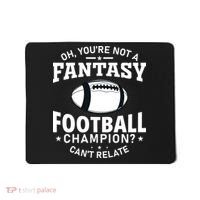 Fantasy Football Champion Slogan Mousepad thumb 0