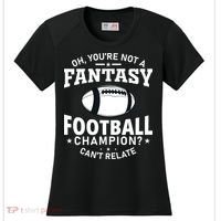 Fantasy Football Champion Slogan Women's Cooling Performance Crew T-Shirt thumb 0