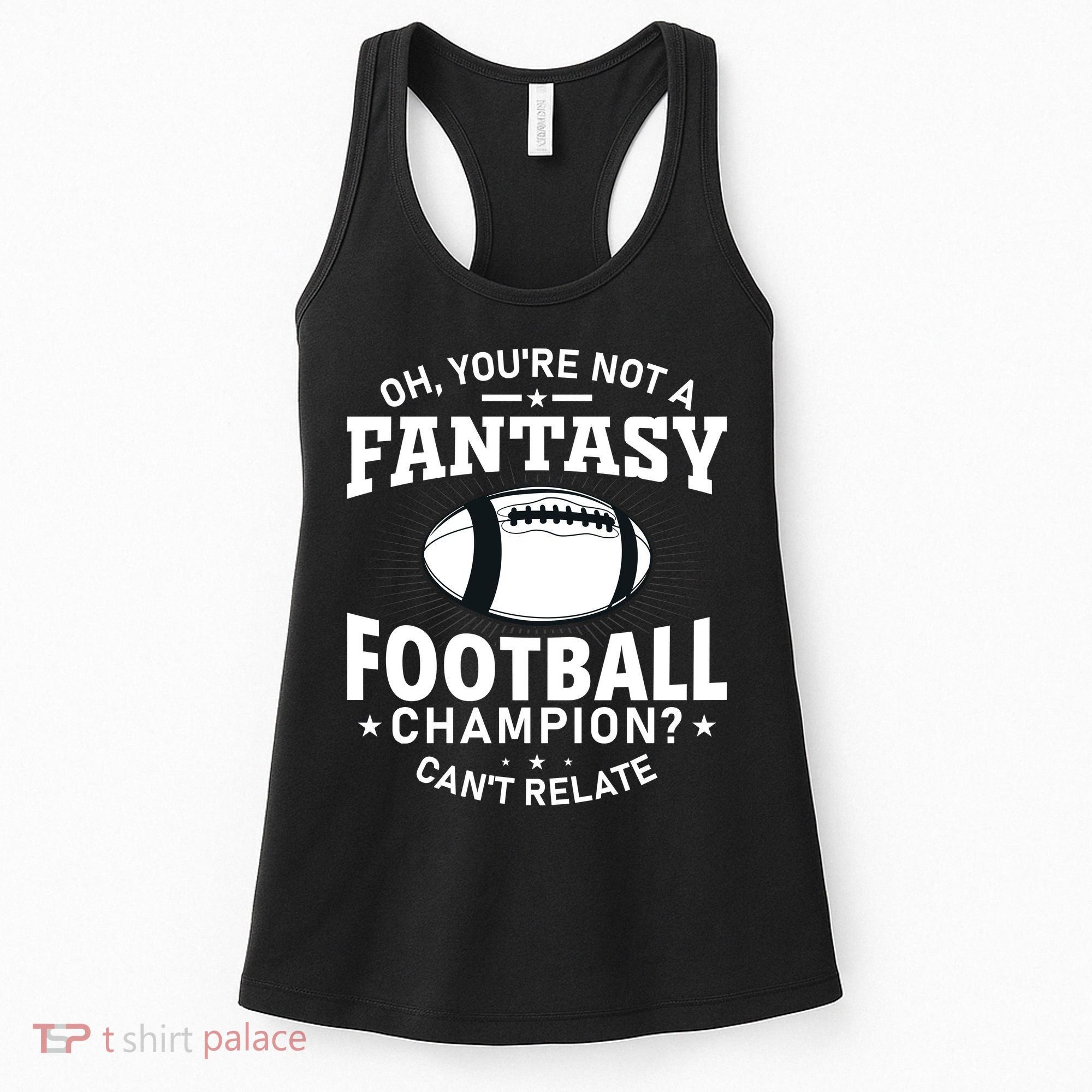 Fantasy Football Champion Slogan Women's Tank Top