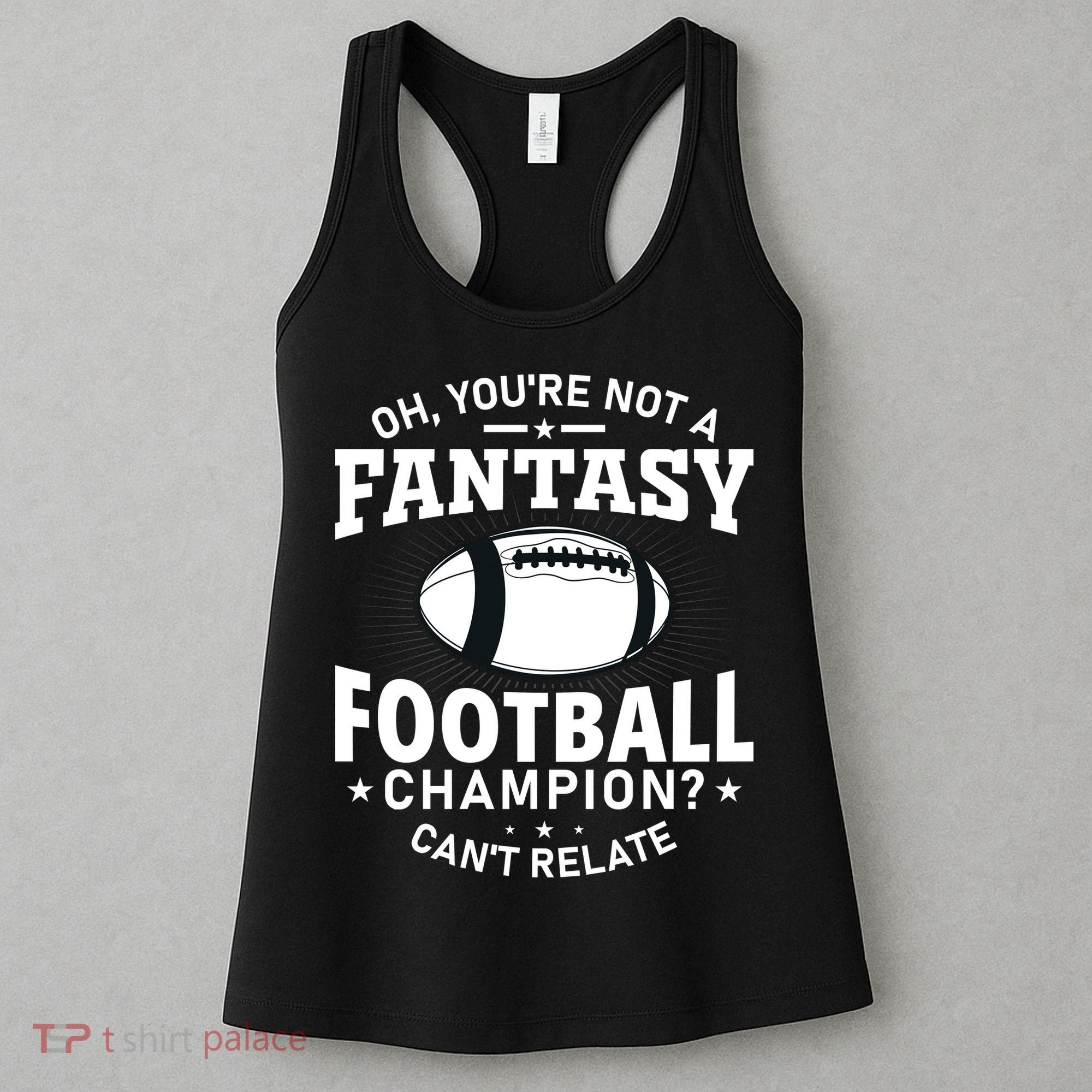 Fantasy Football Champion Slogan Women's Tank Top