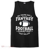 Fantasy Football Champion Slogan PosiCharge Competitor Tank thumb 0