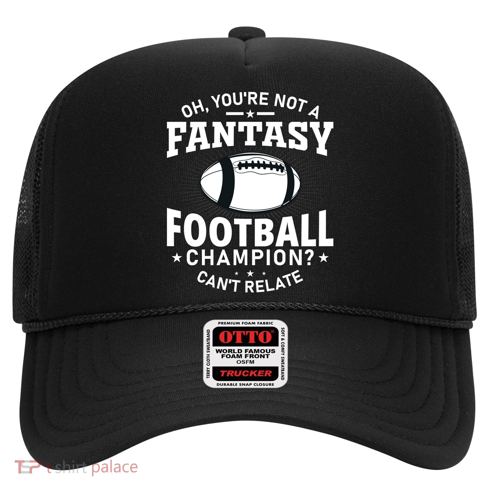 Fantasy Football Champion Slogan Hat