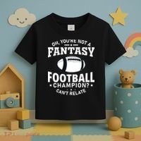 Fantasy Football Champion Slogan Toddler T-Shirt thumb 3