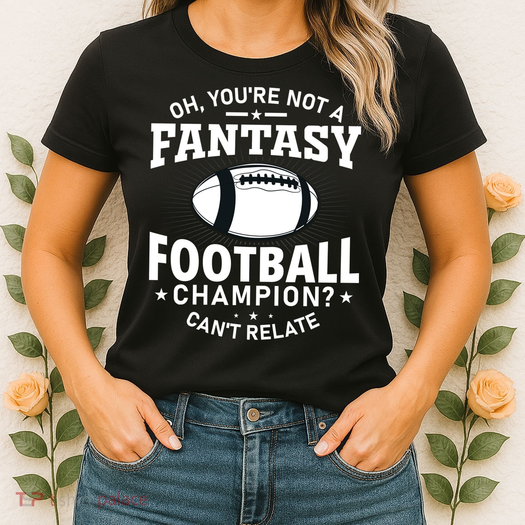 Fantasy Football Champion Slogan Women's T-Shirt