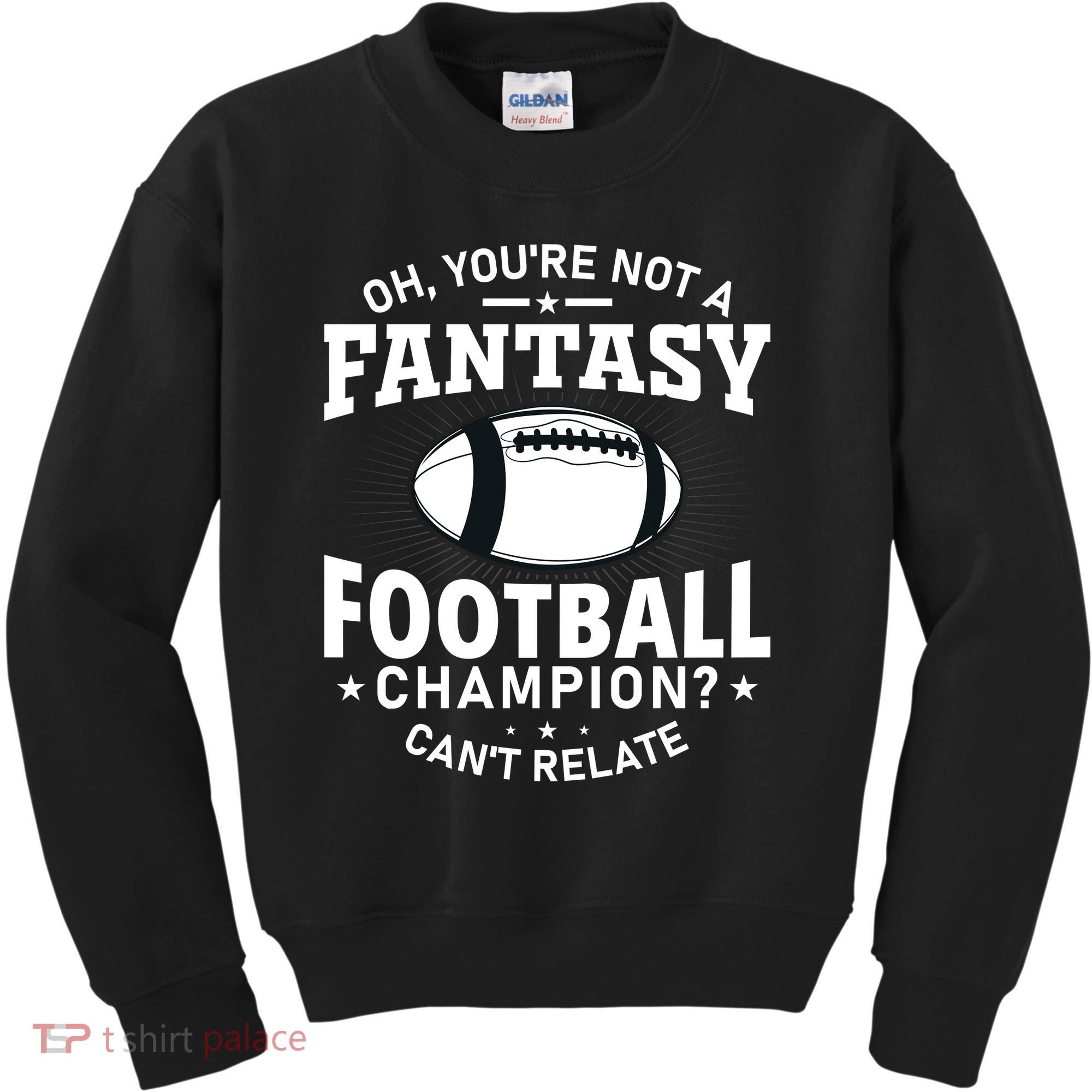 Fantasy Football Champion Slogan Kids Sweatshirt