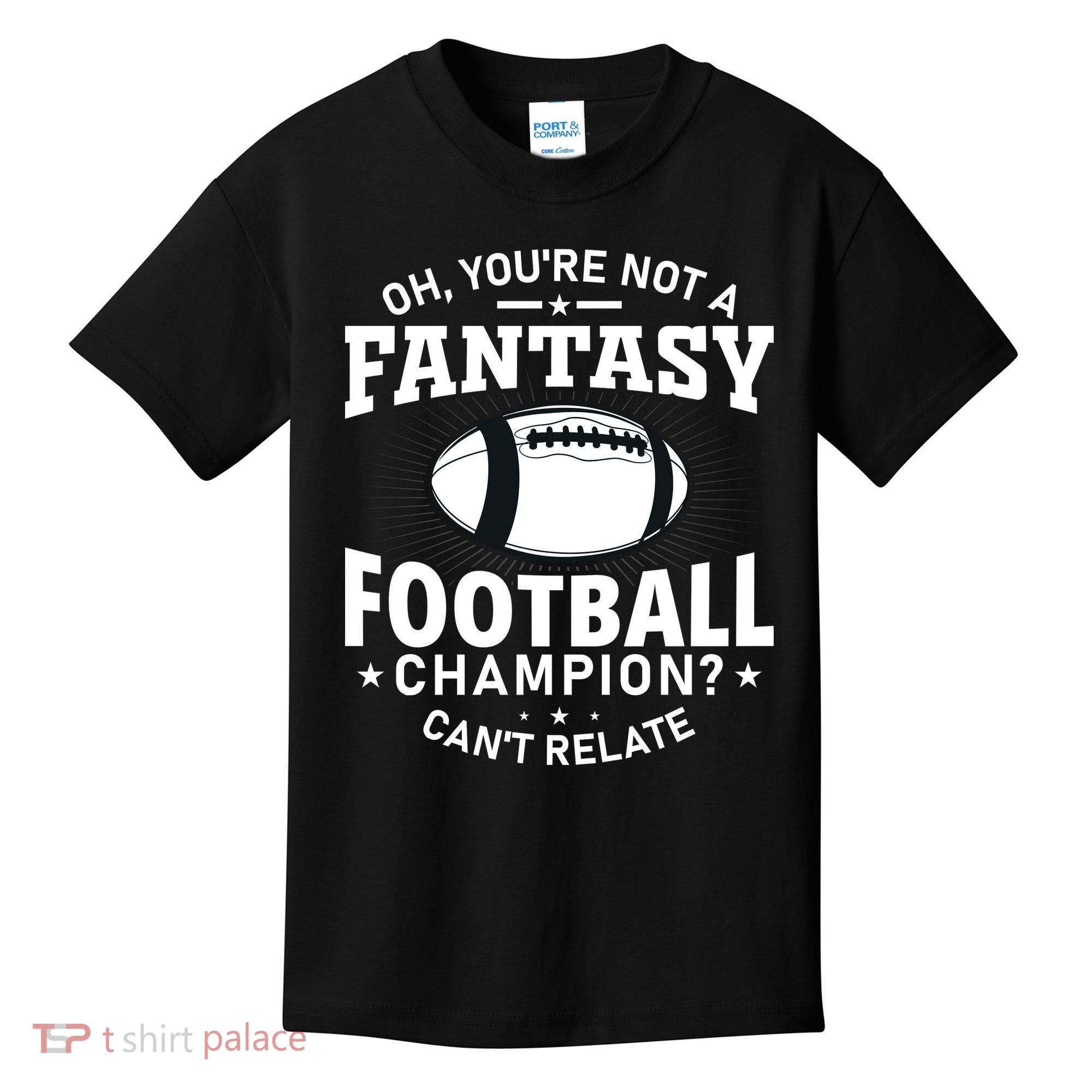 Fantasy Football Champion Slogan Kids T-Shirt