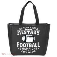 Fantasy Football Champion Slogan Tote Bag thumb 0