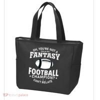 Fantasy Football Champion Slogan Tote Bag thumb 3